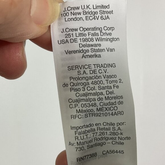 NWT J. Crew Factory Ruffleneck Sweater, XL, Heather Hibiscus, 100% Cotton - Picture 8 of 10